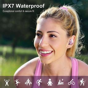 img 1 attached to YunQiDeer Bluetooth Headphones Waterproof Earphones