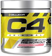 c4 original pre workout powder strawberry margarita with vitamin c for immune support - sugar free energy booster for men & women - 30 servings with 150mg caffeine, beta alanine, and creatine logo