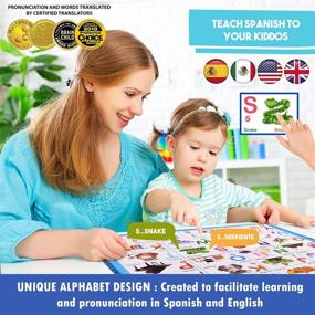 img 3 attached to 🌟 Bilingual Talking Alphabet Poster: A Fun Educational Tool for Language Learning