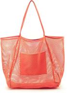 🏖️ пляжная холстовая женская сумка на плечо: модные сумки-хобо и кошельки для стильных леди. логотип
