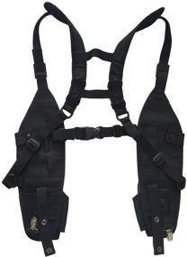 img 3 attached to Lewong Universal Hands Free Chest Harness Bag Holster For Two Way Radio (Rescue Essentials) (Vest Harness)