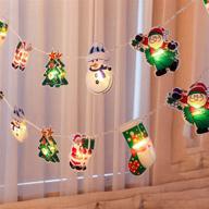 10 led christmas string lights, 3.9 ft/ 1.2 meter santa claus christmas decorations lights, battery-powered xmas decor lights for christmas tree décor, home, garden, lawn, patio, indoors, outdoors логотип