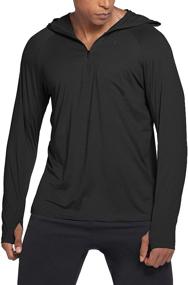 img 4 attached to COOrun Lightweight Pullover Shirts Sleeve Men's Clothing and Active