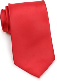 img 3 attached to Stylish Men's Accessories Set: Bows N Ties Solid Necktie with Pocket Square