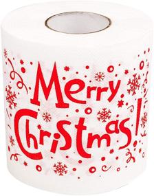 img 4 attached to SummitLink Christmas Toilet Birthday Novelty Household Supplies