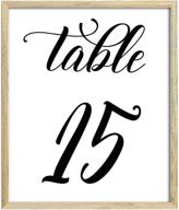 darling souvenir calligraphy numbers reception logo