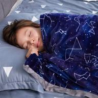 🧸 взвешенное детское одеяло florensi, 7 фунтов, двуспальное (41" x 60"), съемное чехол из бамбука для прохладного комфорта, стирка в машине - идеально для младенца, малыша, подростка логотип