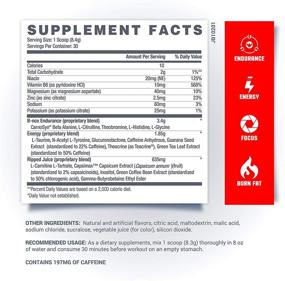 img 3 attached to 🏋️ Betancourt Nutrition B-NOX Ripped Pre-Workout Formula - Keto-Friendly, Endurance Builder - Powder, 287g (30 Servings) - Frutti Taffy - Enhance Performance with this SEO-Optimized Product