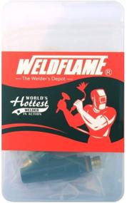 img 1 attached to 🔥 Weldflame Gas Lens Kit for TIG Welding Torch Series 17 18 26 - Stubby Design