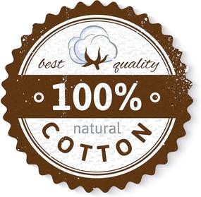 img 2 attached to 🛏️ Cotton Delight King Pillow Shams: Set of 2 White 100% Natural Cotton, 800 Thread Count Premium King Pillow Covers with 2 Inch Flange, 20 x 40 inch