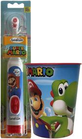 img 3 attached to 🦷 Enhance your child's oral hygiene with the Super Mario Oral Care Set - Complete with a Super Mario Rinsing Cup and a Power Toothbrush