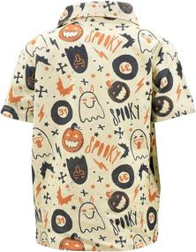 img 1 attached to Spooky Retro Halloween Tshirt Polo - Perfect for Unique Baby Boys!