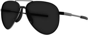 img 4 attached to 🕶️ STNGR Horizon Black Smoke Sunglasses