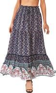 🌸 floral ruffle skirt dresses for women - trendy women's clothing skirts logo