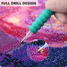 img 3 attached to Diamond Painting Rhinestone Embroidery Diamonds Painting, Drawing & Art Supplies for Painting