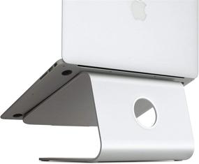 img 2 attached to 💻 Rain Design 10032 mStand Laptop Stand: Sleek Silver Design for Enhanced Ergonomics (Patented)