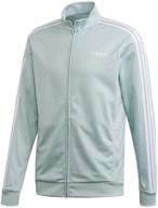 👕 adidas men's 3-stripes tricot track top: essential athletic wear for men логотип