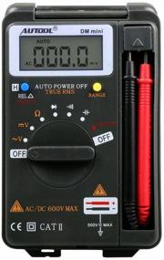 img 2 attached to 🔧 AUTOOL Mini VC921 3/4 DMM AD/DC Multimeter Pocket Digital Multimeter Frequency Tester with 4000 Counts