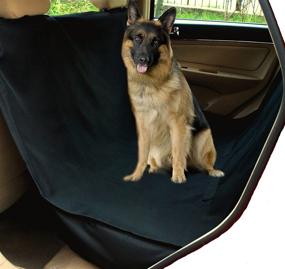 img 3 attached to 🐾 NAC&amp;ZAC X-Large Hammock Pet Seat Cover: Nonslip, Waterproof &amp; Machine Washable for Trucks and Pickups with Seat Anchors, Extra Side Flaps