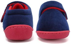 img 3 attached to Comfortable Lightweight Toddler Slippers in Black Green Size 25 for Boys - U720TMT01