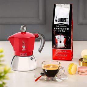 img 3 attached to Bialetti Moka Induction: 4-Cup Red Espresso Pot for All Hobs