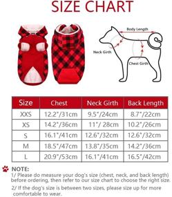 img 1 attached to 🐶 Detachable Hood Dog Cold Weather Coat - Soft Fleece Lined Winter Hoodie for Small Medium Dogs - Windproof, Adjustable, Cozy Plaid British Style Pet Jacket Vest with Pocket