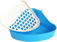 🐾 rely2016 small animal pet triangle potty trainer litter corner toilet training tray for hamsters, gerbils, bunnies, chinchillas (random color) logo