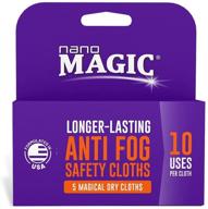 🔍 5-pack of nano magic anti-fog safety cloths for enhanced visibility logo