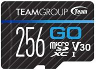 📸 teamgroup go card 256gb micro sd card: high speed flash memory for gopro & action cameras logo