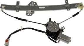 img 1 attached to Dorman 741-766 Front Driver Side Power Window Motor and Regulator Assembly for Honda Models - Black (Select Options)