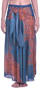 img 1 attached to LOFBAZ Long Maxi Skirts: Embrace Gypsy Hippie Style with Bohemian Boho Dress Plus Sizes