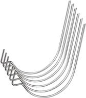 🔩 pincute hercules hooks: 20-piece stainless steel picture hangers for securely hanging art, clocks, shelves, mirrors, frames, or planters – holds up to 100 lbs – ideal for home and office decorations logo