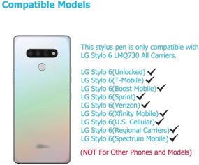 img 2 attached to Улучшите свой опыт использования LG Stylo 6 с помощью стилусного пера Vimour Stylo 6: надежная замена сенсорного пера (белый)