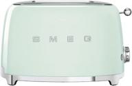 🍞 retro style aesthetic 2 slice toaster - smeg tsf01pgus, pastel green логотип