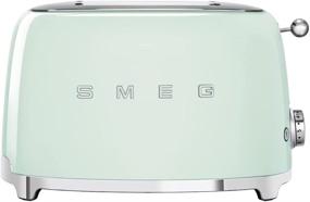 img 4 attached to 🍞 Retro Style Aesthetic 2 Slice Toaster - Smeg TSF01PGUS, Pastel Green