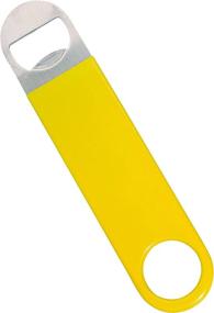 img 1 attached to 🍺 Yellow Rubber Coated Suma Bottle Opener by Thirsty Rhino