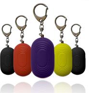 🔐 safesound personal alarm keychain by weten: 130 db self defense sonic protection device with led light - emergency siren song alert for women, kids, seniors, joggers (multicolor) logo