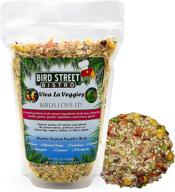 🐦 bird street bistro parrot food: quick cooking time (3-15 min), natural & organic grains, legumes, fruits, vegetables, nuts & spices - no fillers, sugars or sulfites logo