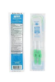 img 2 attached to 🦷 Toothette® Oral Care Single-Use Suction Swab System with Perox-A-Mint Solution - 50 Pack (2 Swabs per Pack)