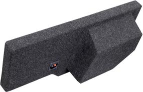 img 1 attached to 🔊 Atrend Bbox A201-10CP Single 10" Sealed Carpeted Subwoofer Enclosure - Compatible with 2002-2018 Dodge Ram Quad Cab, Dark Charcoal: An Ideal Subwoofer Solution