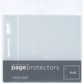 img 1 attached to 📚 Protect Your Pages in Style: American Crafts 6x6 Inch Page Protectors - A Must-Have for Scrapbooking Projects