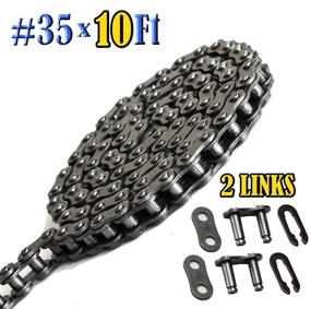 img 1 attached to 🔗 Efficient Power Transmission: Roller Chain Feet Connecting Links for Enhanced Chain Performance
