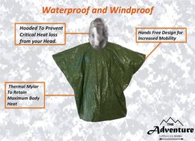 img 2 attached to Lightweight Emergency Blanket Rain Poncho