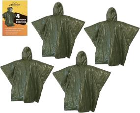 img 4 attached to Lightweight Emergency Blanket Rain Poncho