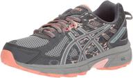 asics women's gel-venture 6 trail running shoes: unparalleled comfort and performance for women runners logo