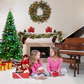 img 2 attached to Premium Sunnyglade 7.5ft Artificial Christmas Tree - Easy Assembly with 1400 Tips & Stand