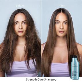 img 2 attached to 🌿 Pureology Strength Cure Shampoo: Fortify & Strengthen Color-Treated Hair with Updated Packaging - Sulfate-Free, Vegan