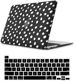 img 4 attached to 🖥️ DQQH MacBook Pro 16 inch Case 2020 2019 for A2141 - Slim Hard Shell Cover + Keyboard Protection for Newest MacBook Pro 16 inch with Touch Bar/ID - Stylish Wave Point design