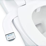 🚽 brondell thinline simplespa ss-150 white non-electric bidet toilet attachment with self cleaning nozzle & fresh water spray logo