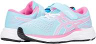 👟 asics excite graphite girls' shoes and athletic for toddlers logo